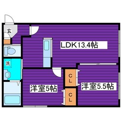 麻生駅 徒歩9分 1階の物件間取画像